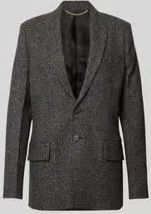 Victoria Beckham Regular fit lange blazer met kettingdetail