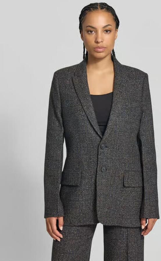 Victoria Beckham Regular fit lange blazer met kettingdetail - Foto 2