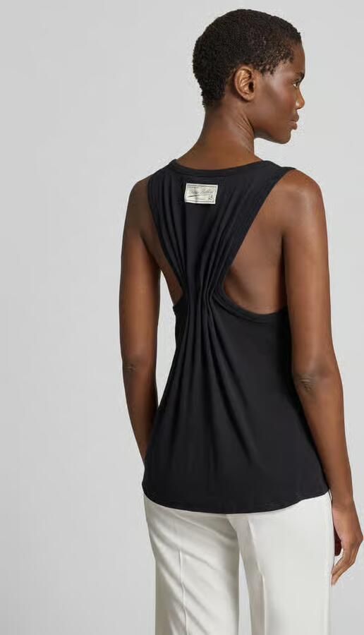 Victoria Beckham Regular fit top met linnen-aandeel - Foto 3
