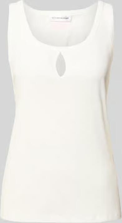 Victoria Beckham regular fit top met linnen - Foto 2