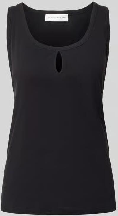 Victoria Beckham regular fit top met linnen - Foto 2