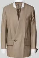 Victoria Beckham relaxed fit blazer van zuivere scheerwol