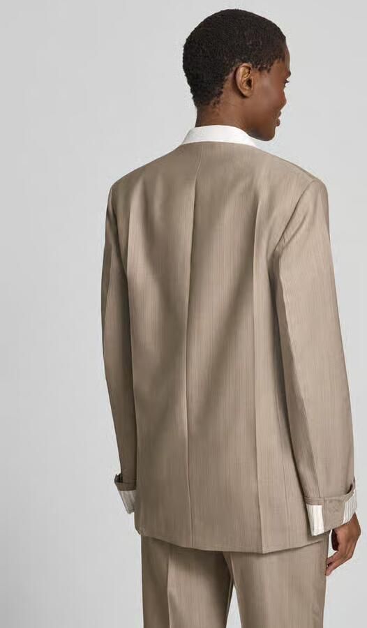 Victoria Beckham relaxed fit blazer van zuivere scheerwol - Foto 3