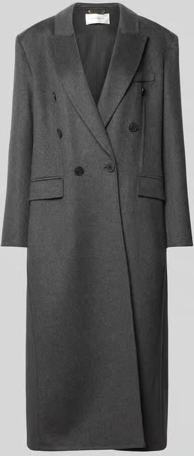 Victoria Beckham relaxed fit lange jas van scheerwolmix - Foto 3