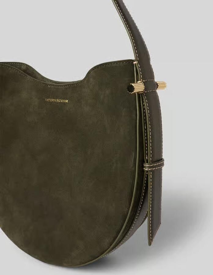 Victoria Beckham Schoudertas met logodetail