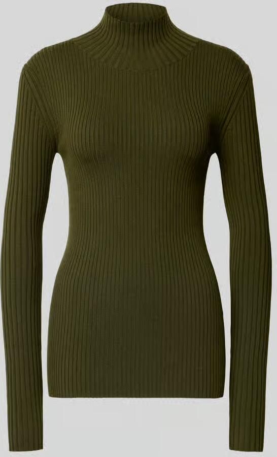 Victoria Beckham Shirt met lange mouwen van wolmix