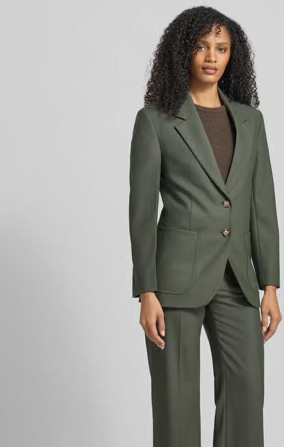 Victoria Beckham Slim fit blazer met reverskraag - Foto 3