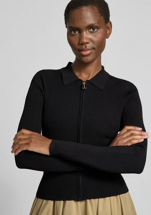 Victoria Beckham slim fit jack van viscosemix - Foto 2