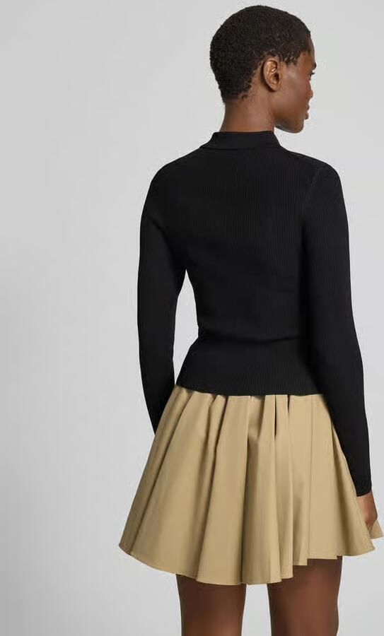 Victoria Beckham Slim fit jack van viscosemix - Foto 2