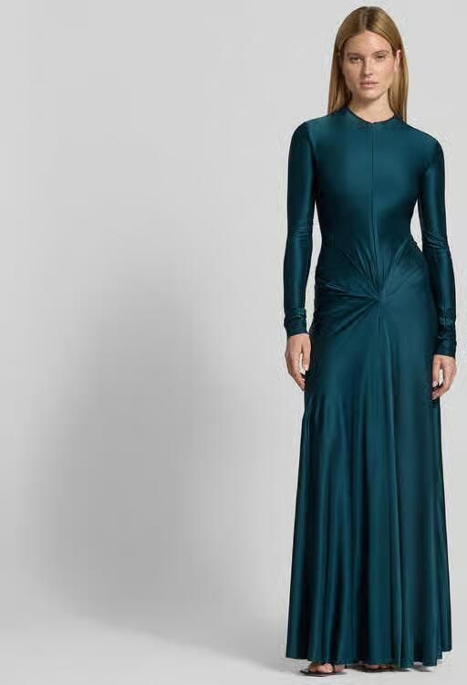 Victoria Beckham Slim fit maxijurk van viscosemix - Foto 3