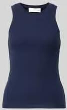 Victoria Beckham Slim fit Top met ronde hals