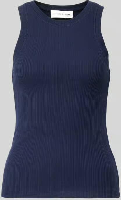 Victoria Beckham Slim fit Top met ronde hals - Foto 2