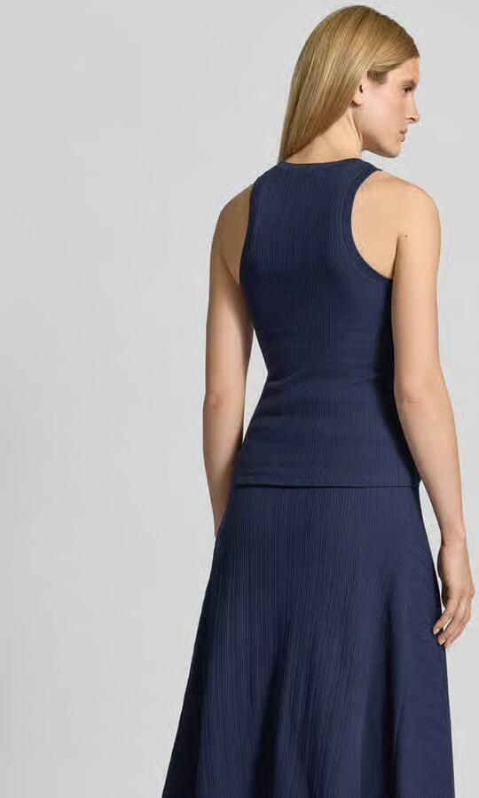 Victoria Beckham Slim fit Top met ronde hals - Foto 2