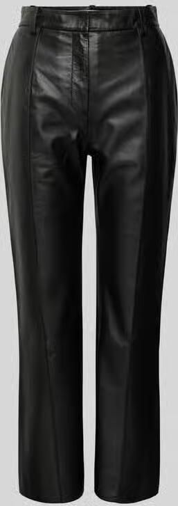 Victoria Beckham Stoffen broek in leerlook - Foto 3