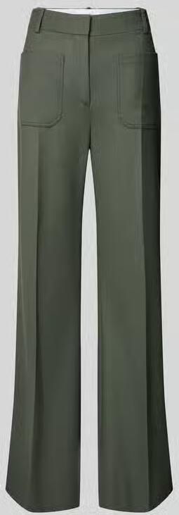 Victoria Beckham Straight fit bandplooibroek met wol - Foto 2