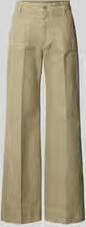 Victoria Beckham wide fit broek met opgestikte zakken