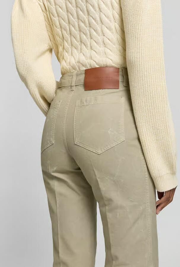 Victoria Beckham wide fit broek met opgestikte zakken