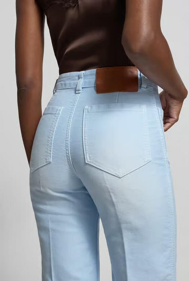 Victoria Beckham wide fit jeans met opgezette zakken