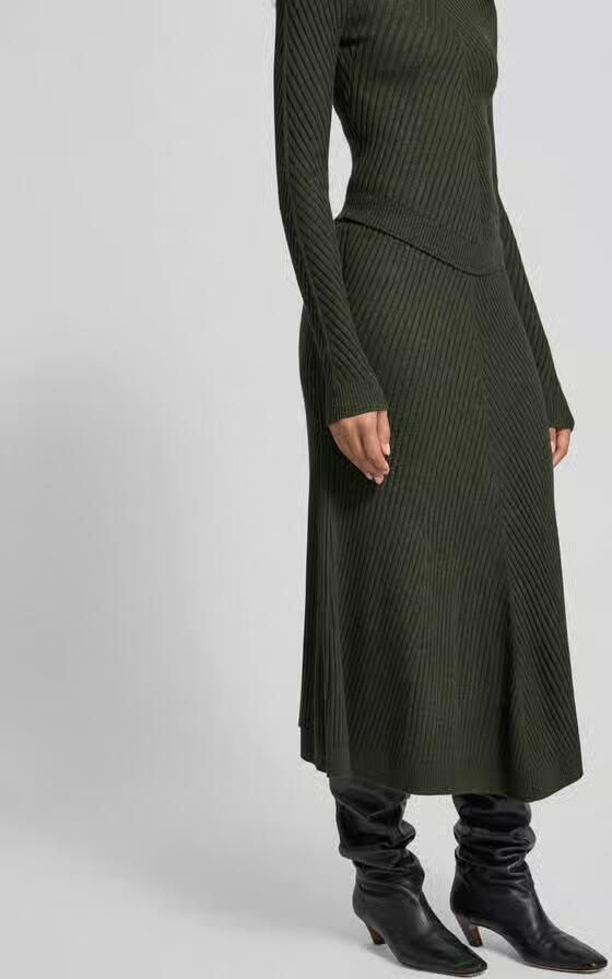 Victoria Beckham Wollen rok in midilengte - Foto 2