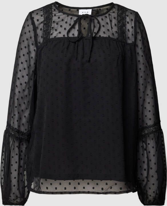 Vila Blouse met kant model 'Edee'