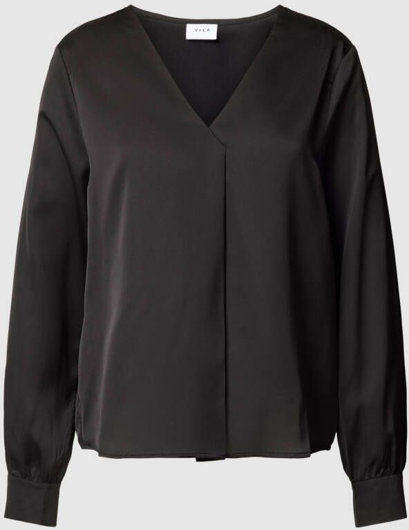 Vila Blouse met V-hals model 'ELLETTE'