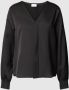 Vila Blouse met V-hals model 'ELLETTE' - Thumbnail 2