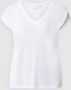 Vila Witte V-hals T-shirt voor vrouwen White Dames - Thumbnail 2