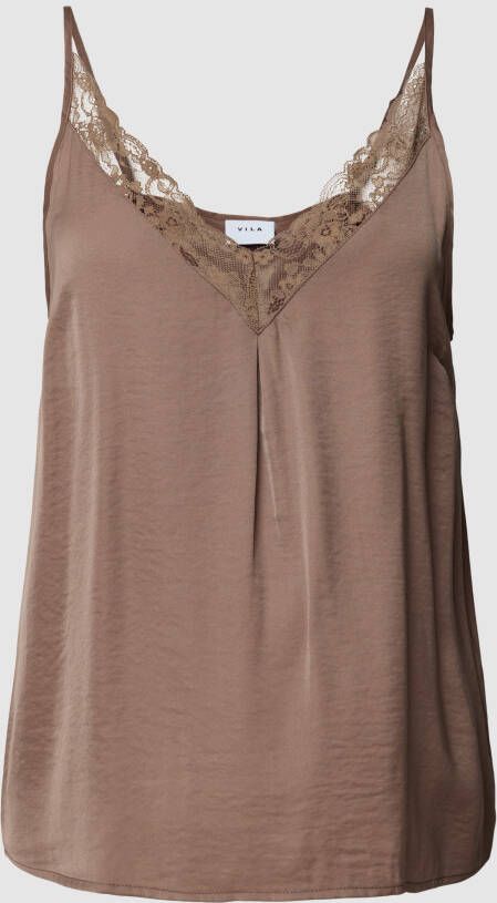 Vila Blousetop met spaghettibandjes model 'CAVA'