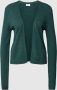 Vila Gebreide cardigan met opengewerkte voorkant model 'VIRIL' - Thumbnail 2