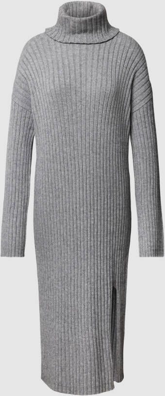 Vila Gebreide jurk in riblook model 'Virill'