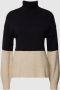 Vila Gebreide pullover in colour-blocking-design model 'VIRIL' - Thumbnail 1