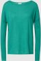 Vila Gebreide pullover met extra brede schouders model 'Viabella' - Thumbnail 1