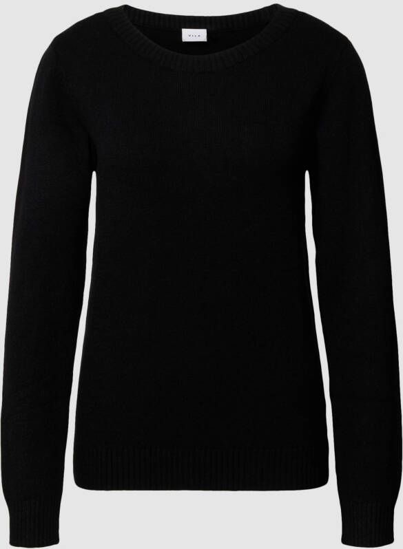Vila Gebreide pullover met ronde hals model 'Viril'