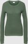 Vila Gebreide pullover met structuurmotief model 'Vidalo O-Neck' - Thumbnail 2