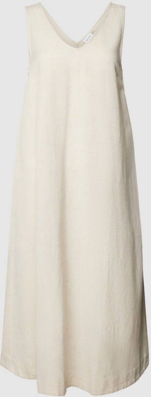 Vila Knielange jurk met steekzakken model 'PRISILLA'