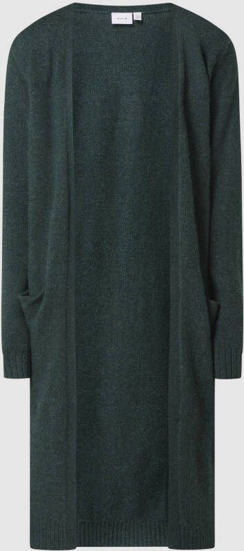 Vila Lange cardigan met opengewerkte voorkant model 'VIRIL'