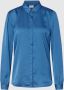VILA blouse VIELLETTE van gerecycled polyester blauw - Thumbnail 2