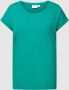 VILA T-shirt VIDREAMERS met biologisch katoen turquoise - Thumbnail 2