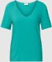 Vila T-shirt met V-hals model 'PAYA' - Thumbnail 1