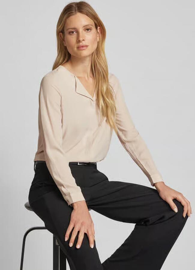 Vila Blouse met blinde knoopsluiting model 'LUCY' - Foto 2