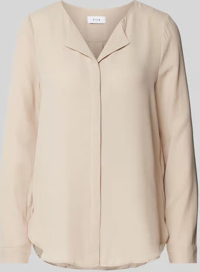 Vila Blouse met blinde knoopsluiting model 'LUCY'