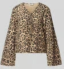 Vila Blouse met kimonomouwen en vetersluiting model 'PRISILLA' - Foto 3
