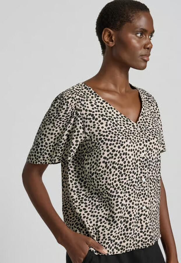 Vila Blouse met V-hals model 'GRACE'