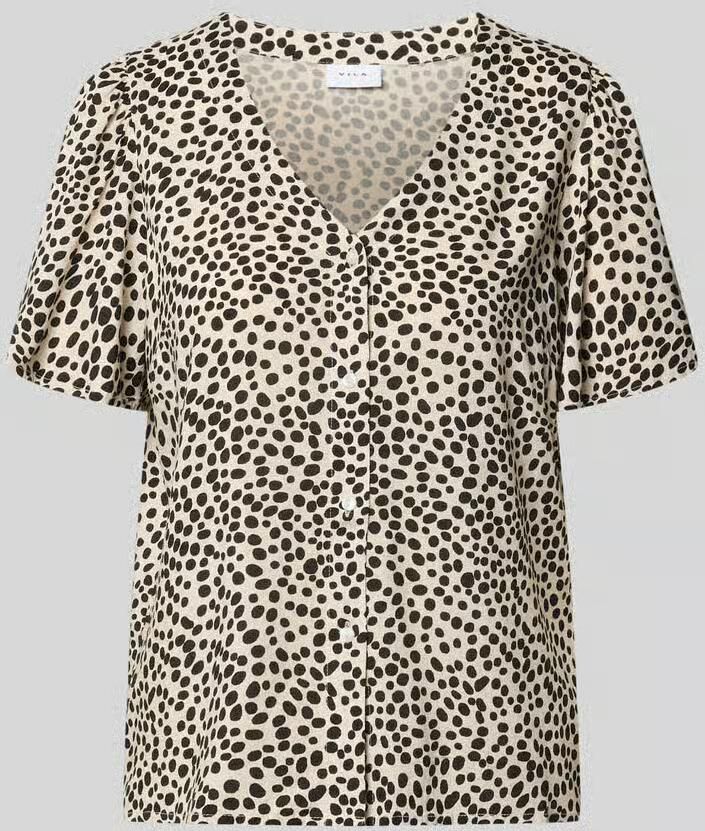 Vila Blouse met V-hals model 'GRACE' - Foto 2