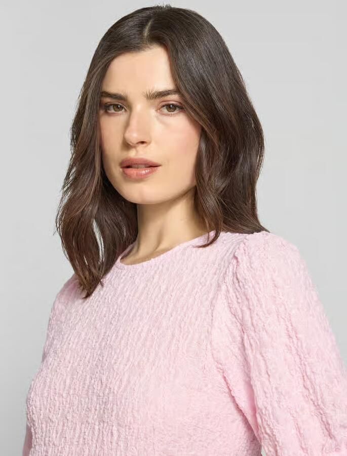 Vila Blouse shirt met structuurpatroon model 'FALL' - Foto 3