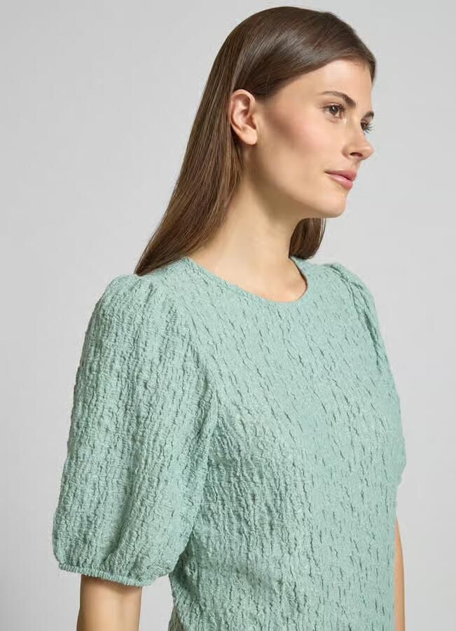 Vila Blouse shirt met structuurpatroon model 'FALL' - Foto 3