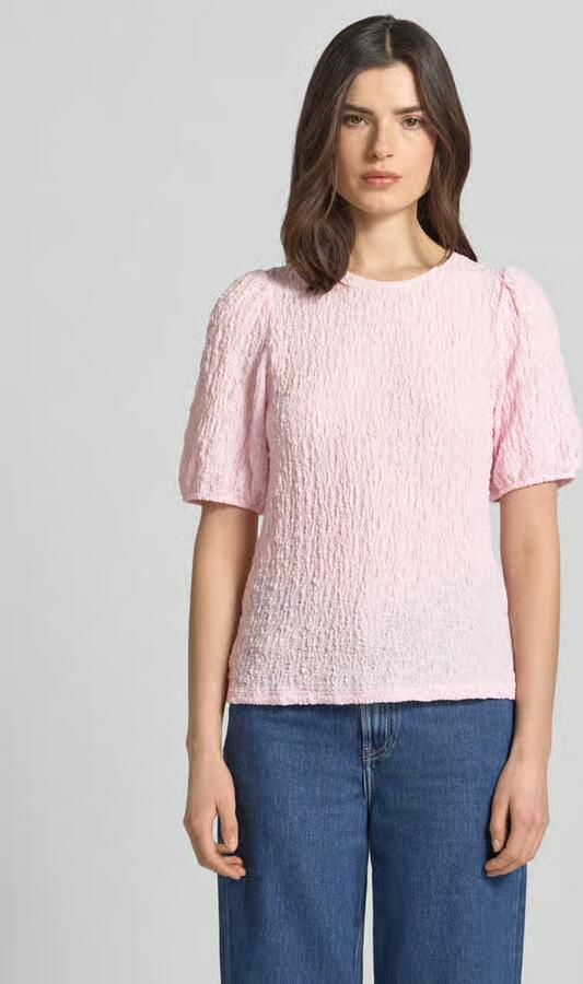 Vila Blouse shirt met structuurpatroon model 'FALL' - Foto 6