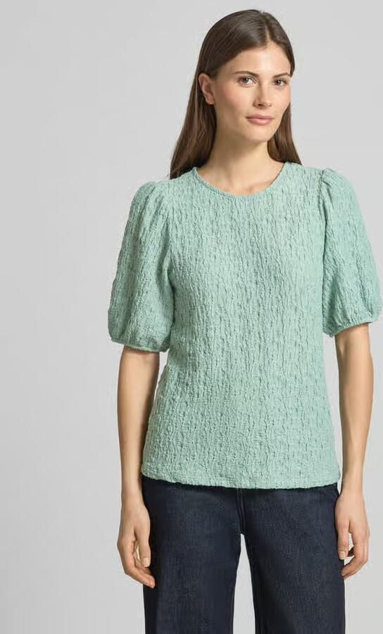 Vila Blouse shirt met structuurpatroon model 'FALL' - Foto 6