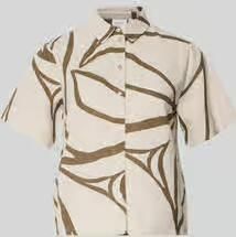 Vila Blouse van viscosemix met knoopsluiting model 'PRISILLA' - Foto 3