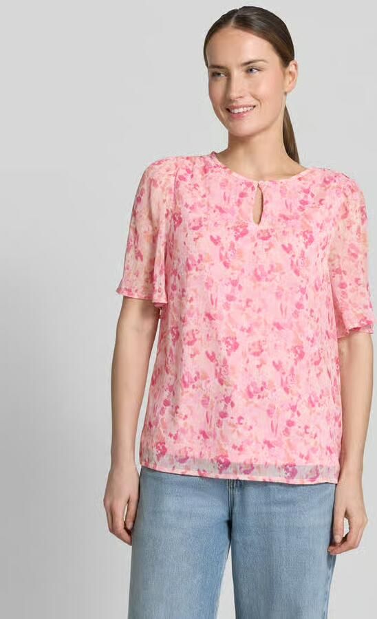Vila Blouseshirt met druppelvormige hals model 'EMMA' - Foto 2